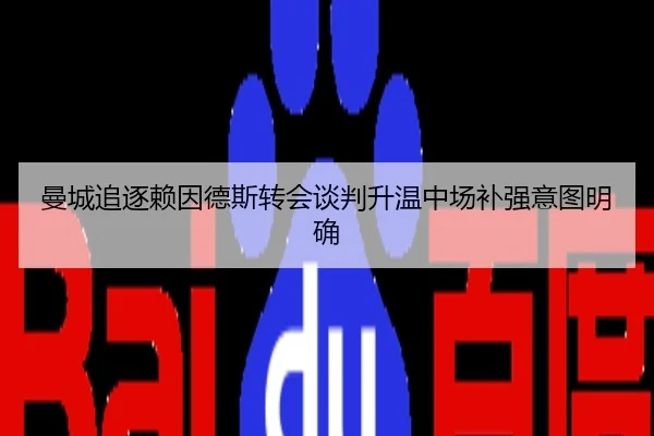 曼城追逐赖因德斯转会谈判升温中场补强意图明确